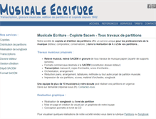 Tablet Screenshot of musicale-ecriture.com